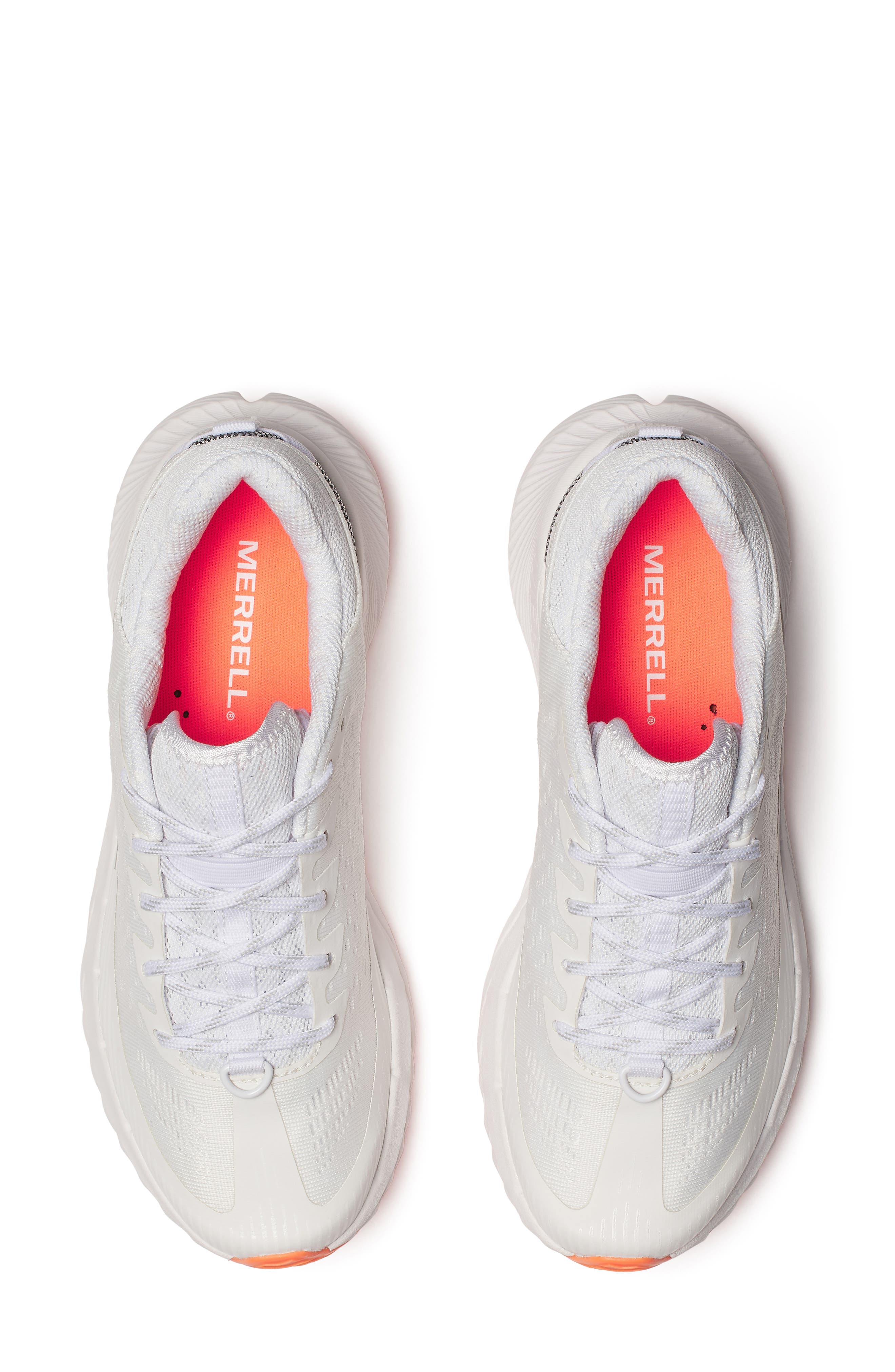 Merrell Agility Peak 5 Running Shoe, Alternate, color, White/ Flare