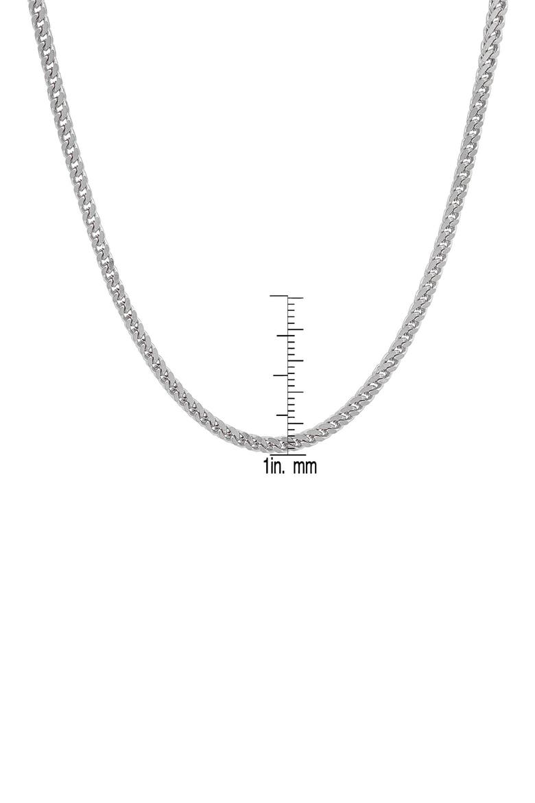 Men's Franco Stainless Steel 24" Chain Necklace, Alternate, color, METALLIC