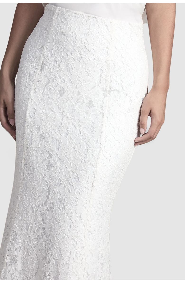 Coast Lace Bridal Maxi Skirt, Alternate, color, Ivory