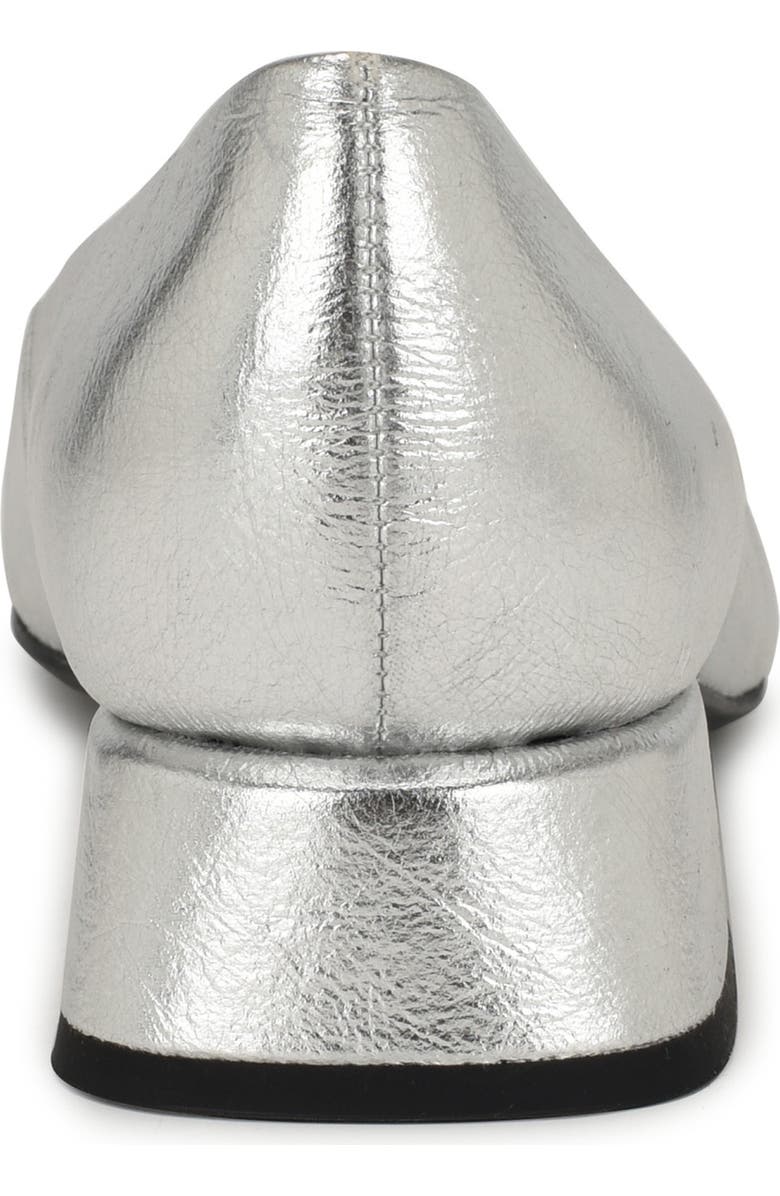 Nine West Sophe Cap Toe Pump, Alternate, color, Silver