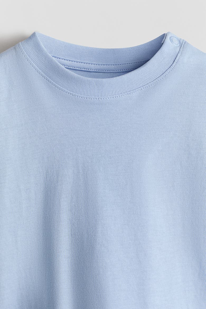 5-pack Cotton T-shirts, Alternate, color, Dark blue/teddy bears