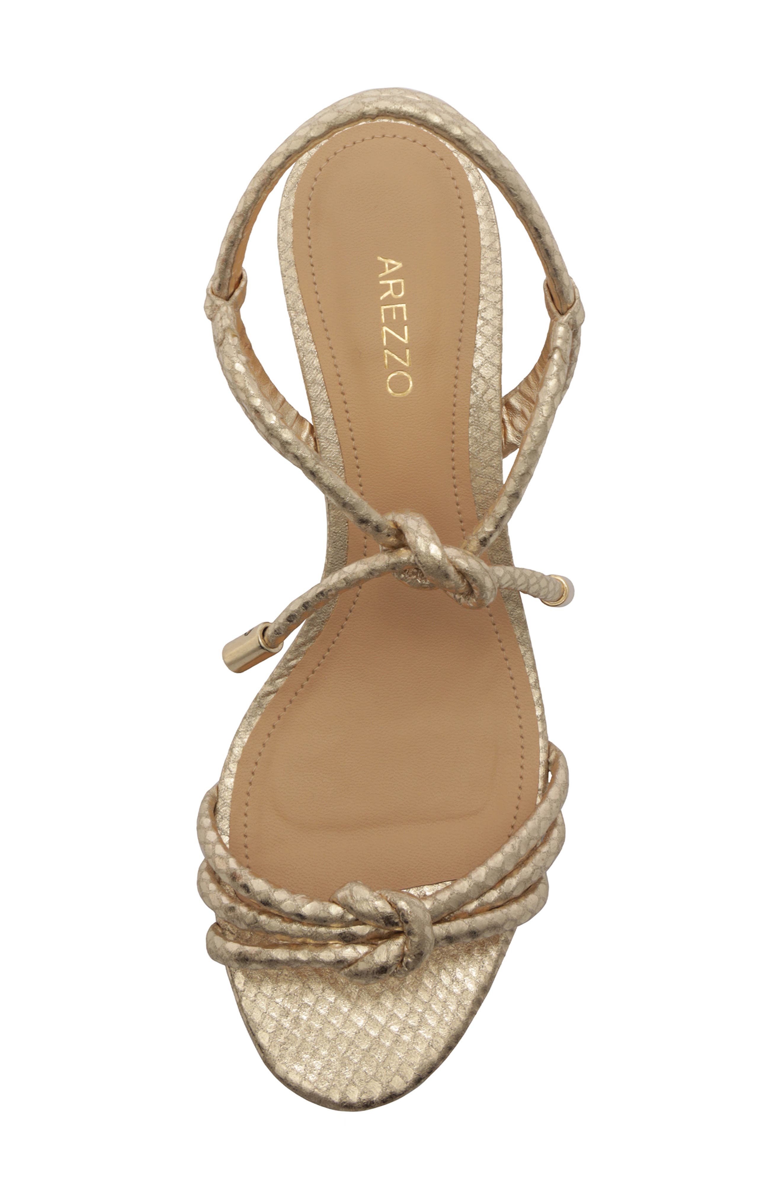 Camila Mid Ankle Tie Sandal, Alternate, color, PLATINO
