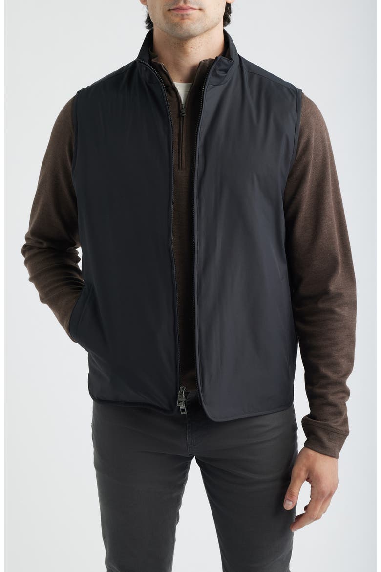 Hartford Recycled Polyester Vest, Main, color, BLACK
