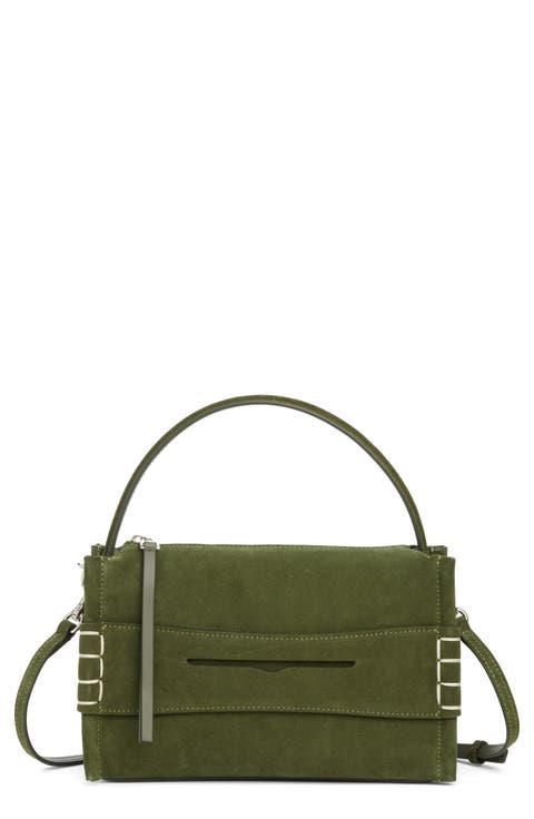 Small Loafer Suede Crossbody Bag