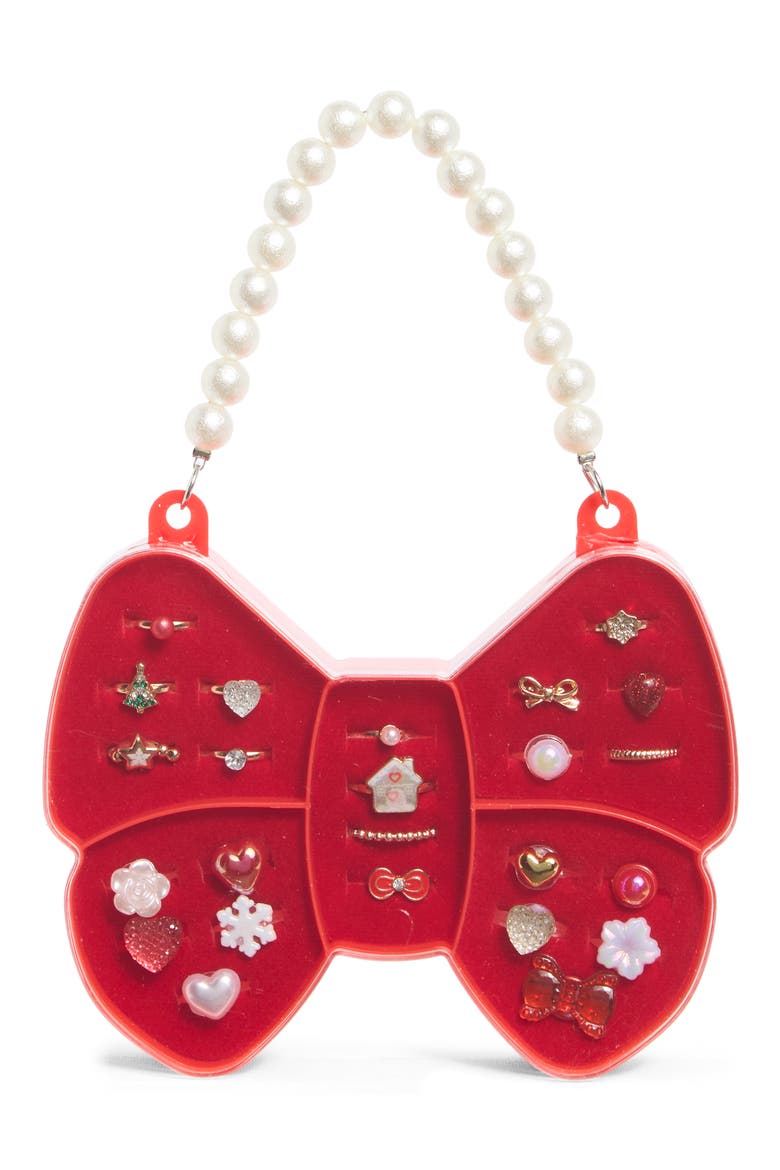 20-Piece Assorted Christmas Ring Set, Main, color, MULTI