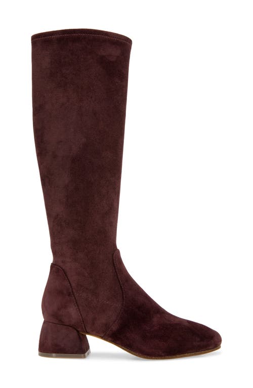 Gentle Souls By Kenneth Cole Emma Stretch Knee High Boot In Burgundy