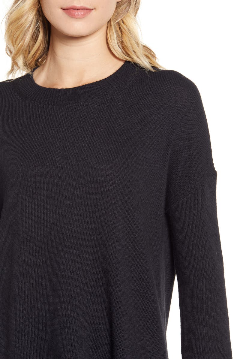 Chelsea28 Chelsea 28 High/Low Crewneck Sweater, Alternate, color,