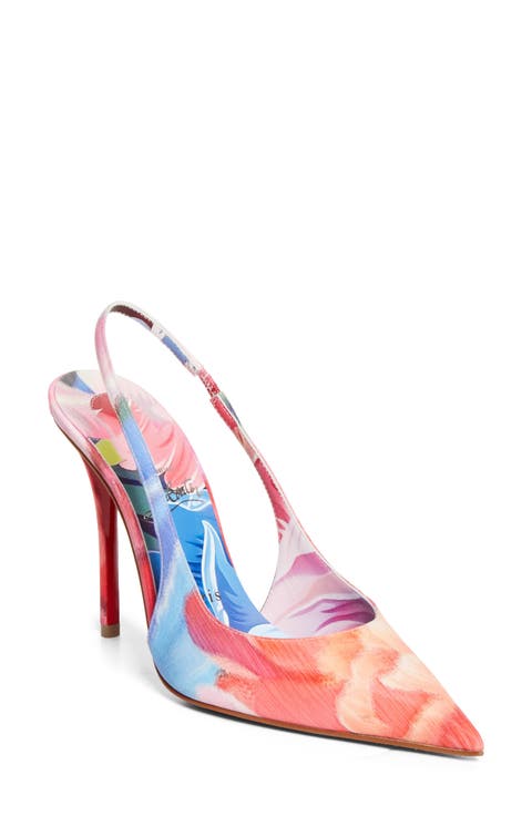 Miss Z Pointed Toe Slingback Pump (Women)