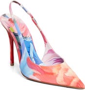 Christian Louboutin Miss Z Pointed Toe Slingback Pump