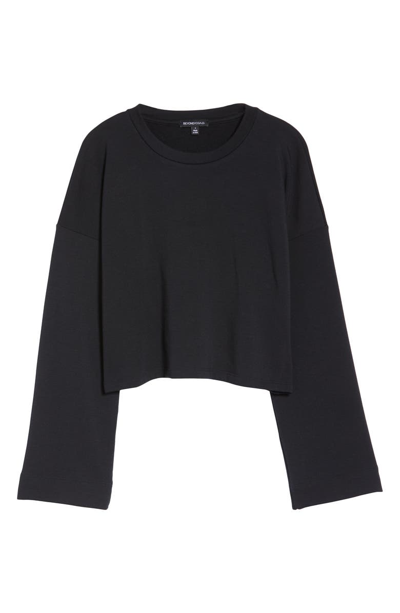 Beyond Yoga Tunnel Sleeve Crop Pullover, Alternate, color,