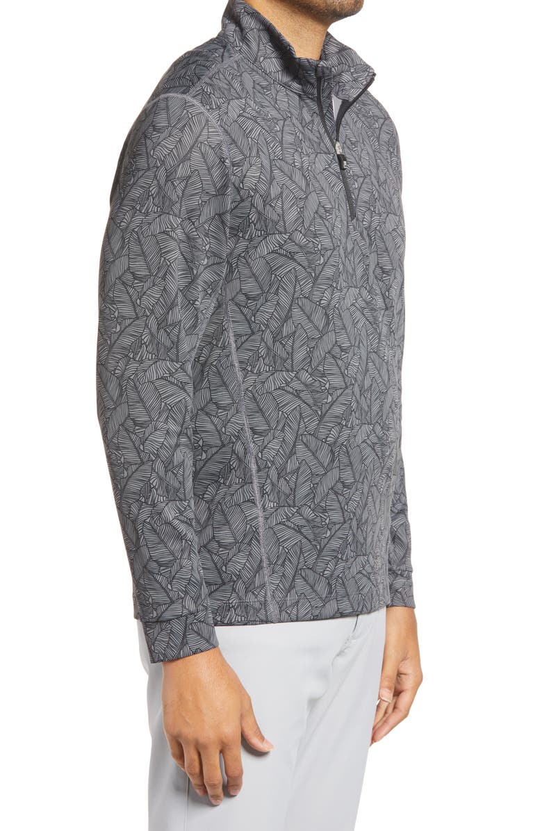 Cutter & Buck Traverse Stretch Print Half-Zip Pullover, Alternate, color, 