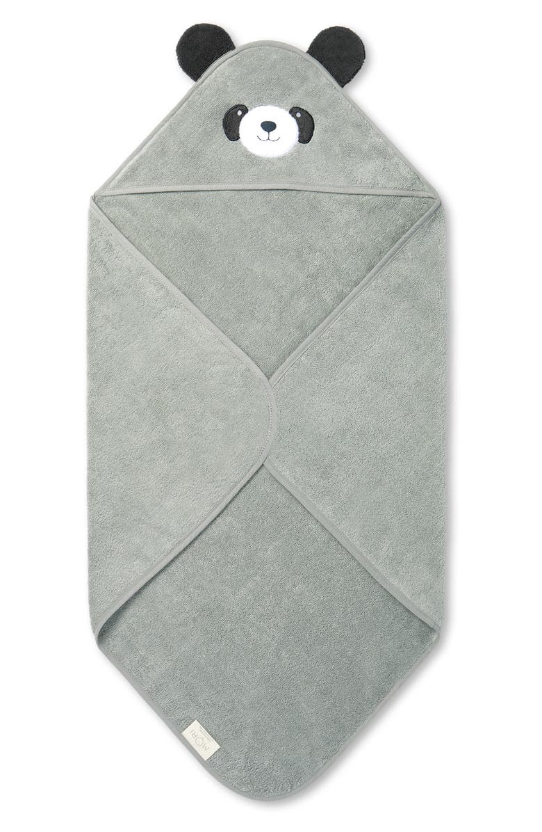 MORI Animal Hooded Towel, Main, color, Grey