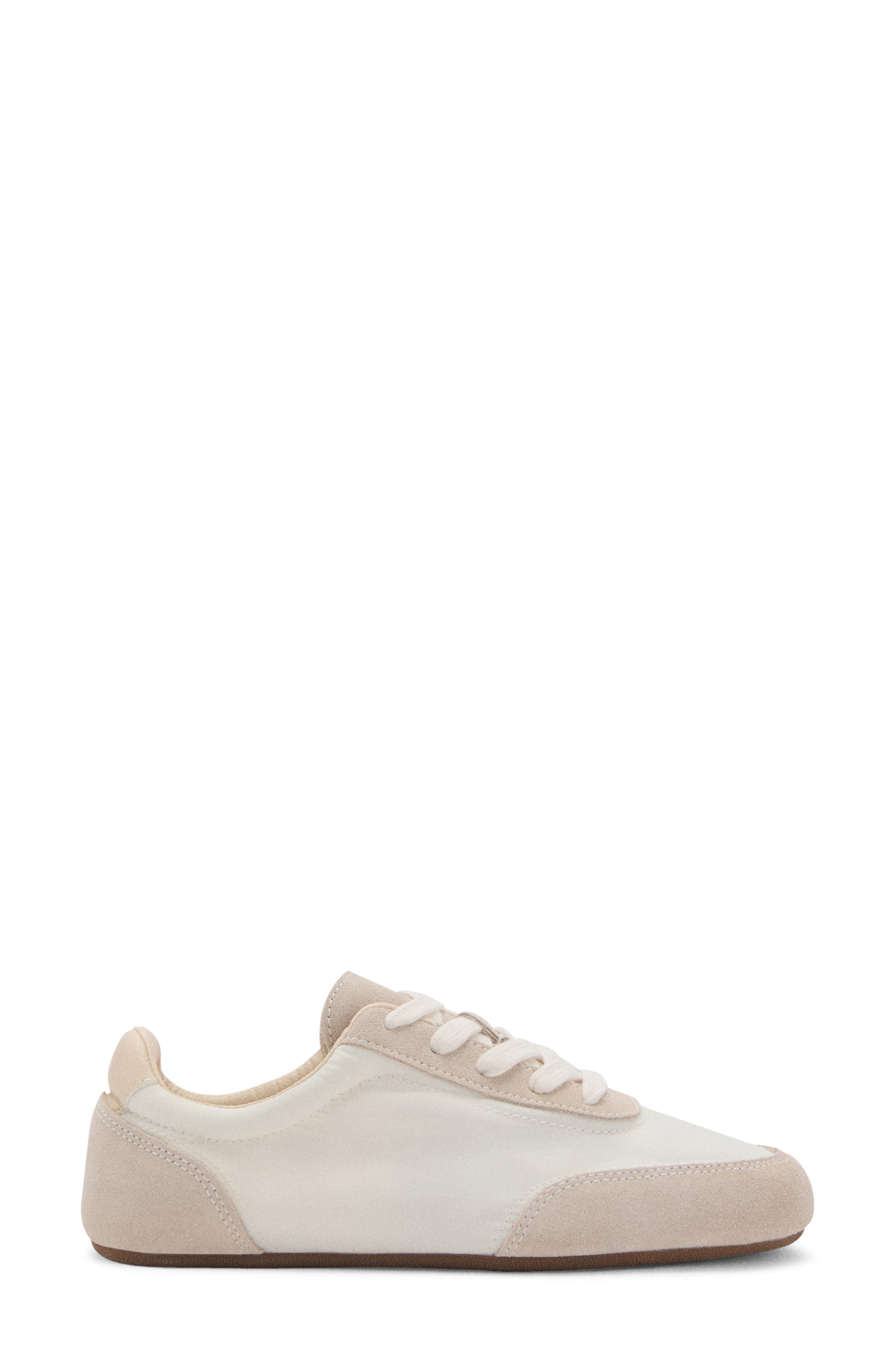 MANGO Mixed Media Sneaker, Alternate, color, White