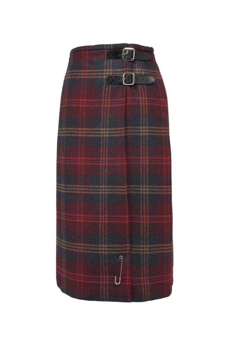 Midi Celt Kilt, Alternate, color, CAIRNGORM CLARET
