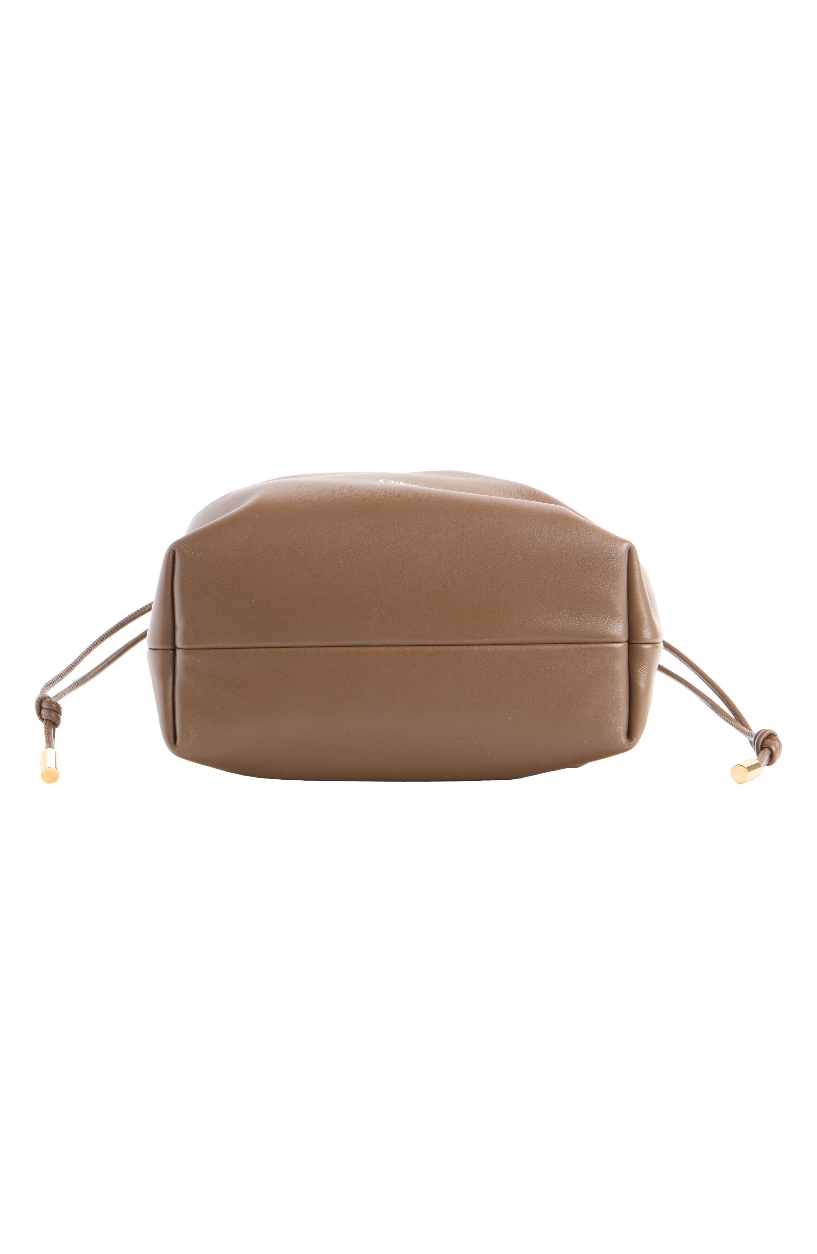 Mini Icons Leather Shoulder Bag, Alternate, color, SMOKED BROWN
