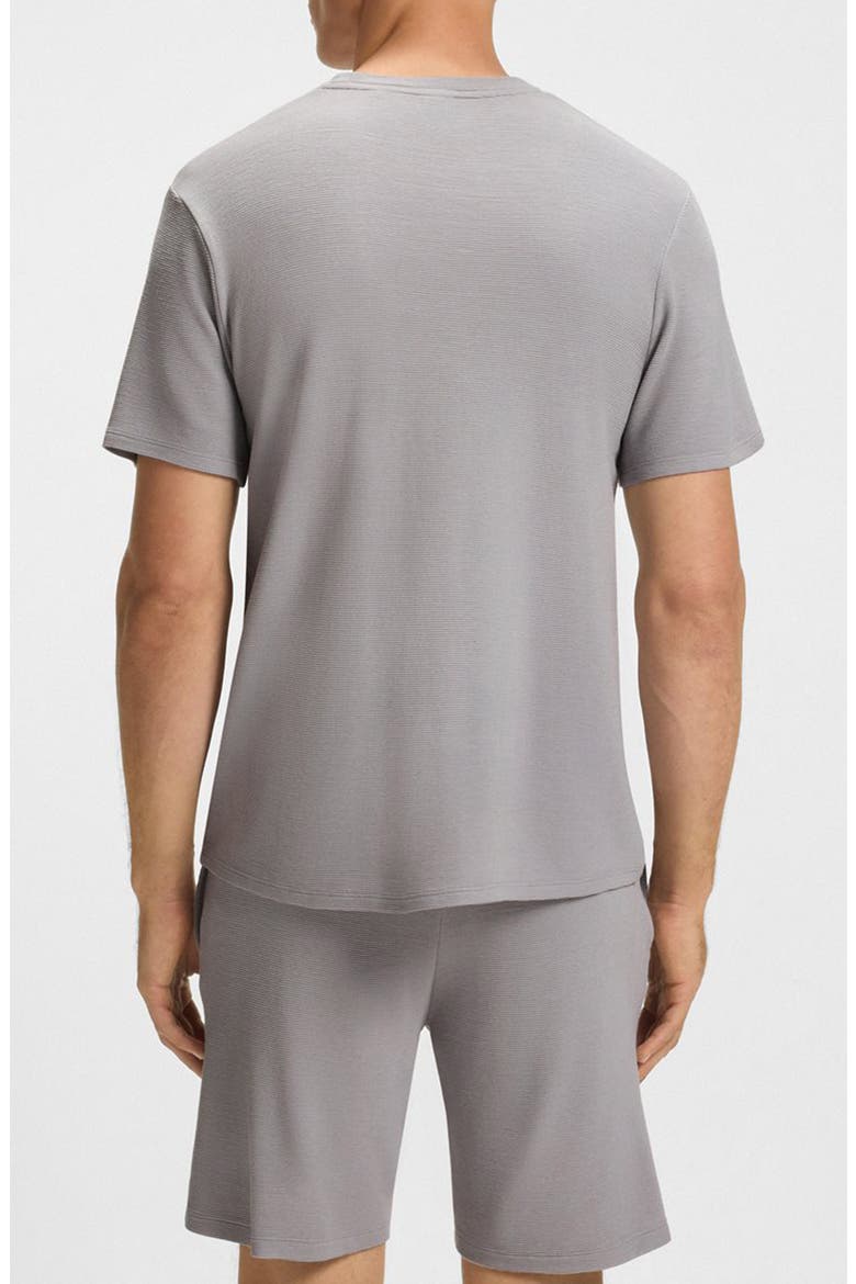 Ribbed Stretch Modal Pajama T-Shirt, Alternate, color, LIGHT/ PASTEL GREY