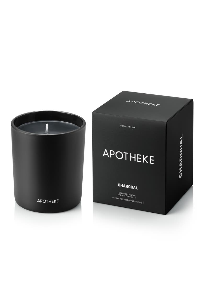 Charcoal Classic Scented Candle, Main, color, CHARCOAL