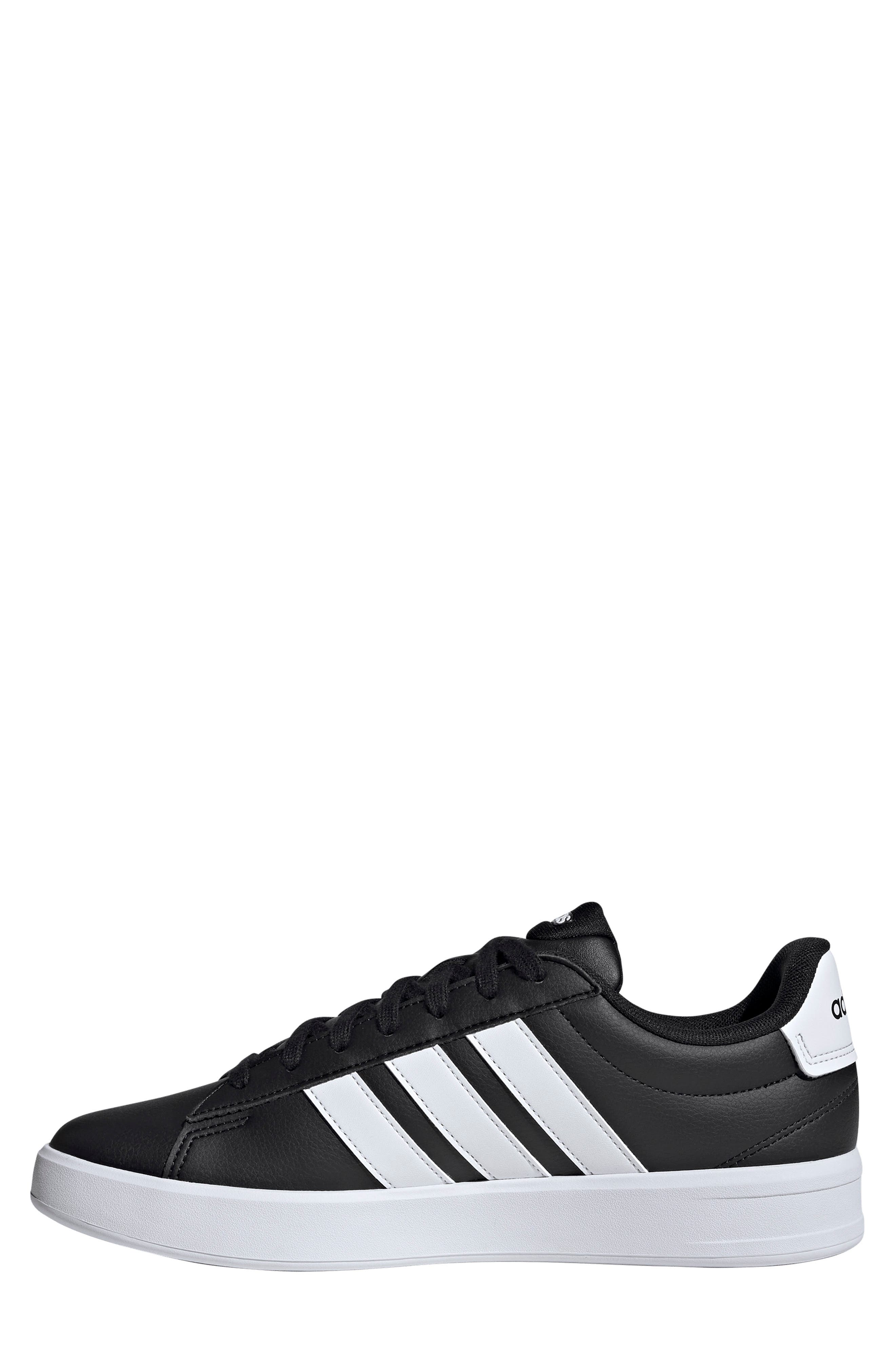 adidas Grand Court 3.0 Sneaker, Alternate, color, Core Black/ White/ White