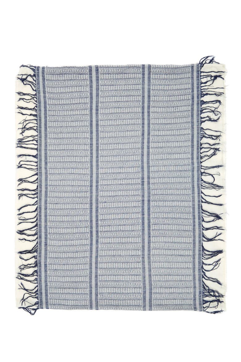 Fringe Infinity Scarf, Alternate, color, BLUE MULTI