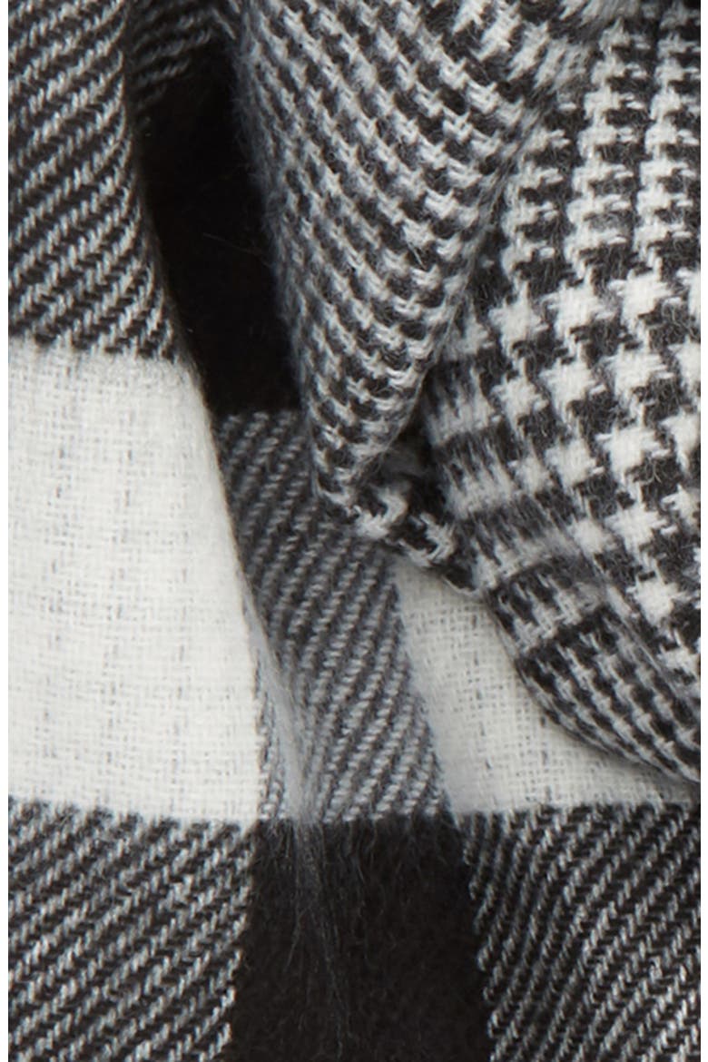 Double Sided Blanket Wrap, Alternate, color, BLACK COMBO