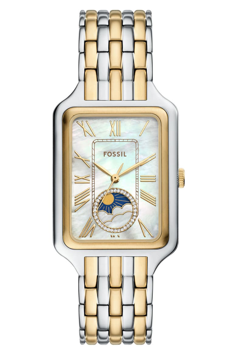 Raquel Bracelet Watch, 28mm x 45mm, Main, color, TWO TONE