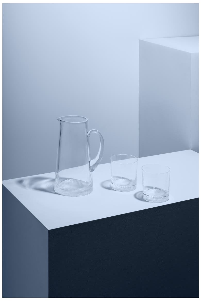 Limelight 3-Piece Pitcher & Glasses Gift Set, Alternate, color, CLEAR