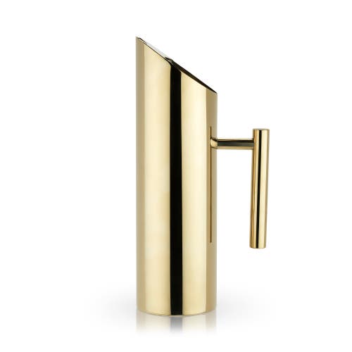 Viski Modern Pitcher in Gold 