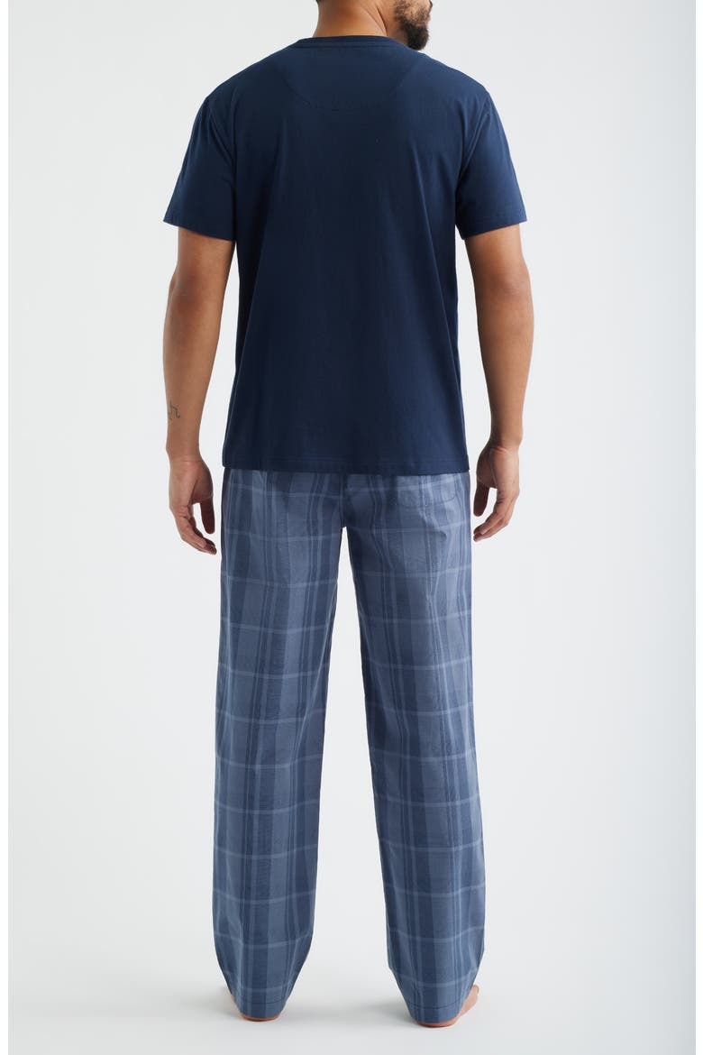 Long Day Pajama T-Shirt & Pants, Alternate, color, BLUE
