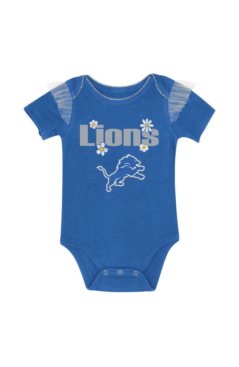 Outerstuff Girls Infant Outerstuff Detroit Lions My Team Rocks Bodysuit and Skirt Set, Alternate, color, Blue