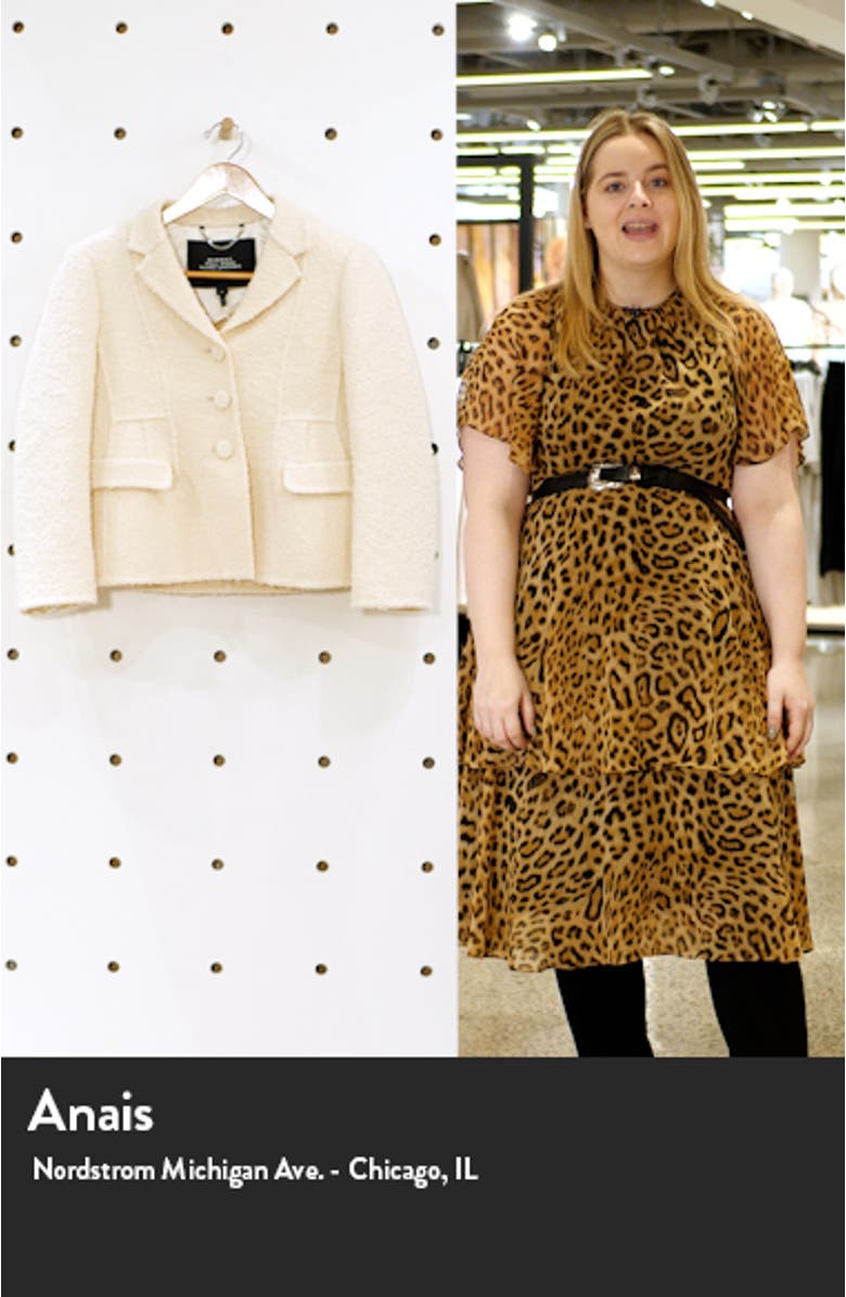 Wool Blend Bouclé Jacket, sales video thumbnail