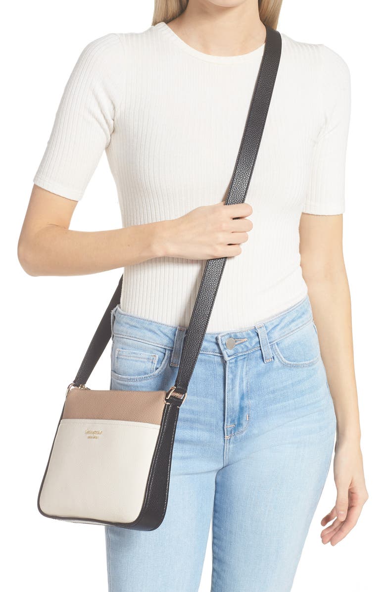 Kate Spade New York run around leather crossbody bag, Alternate, color,