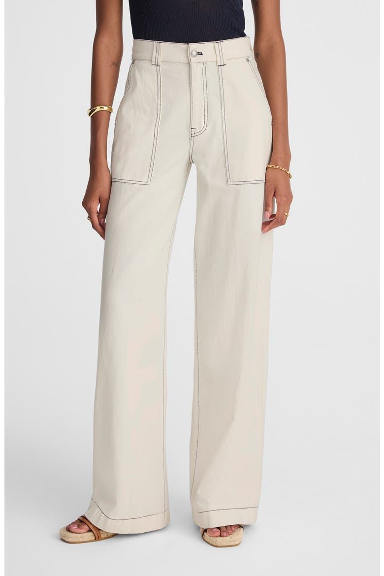 Superwide Leg Utility Jeans, Main, color, VINTAGE CANVAS