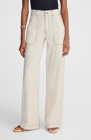 Madewell Superwide Leg Utility Jeans