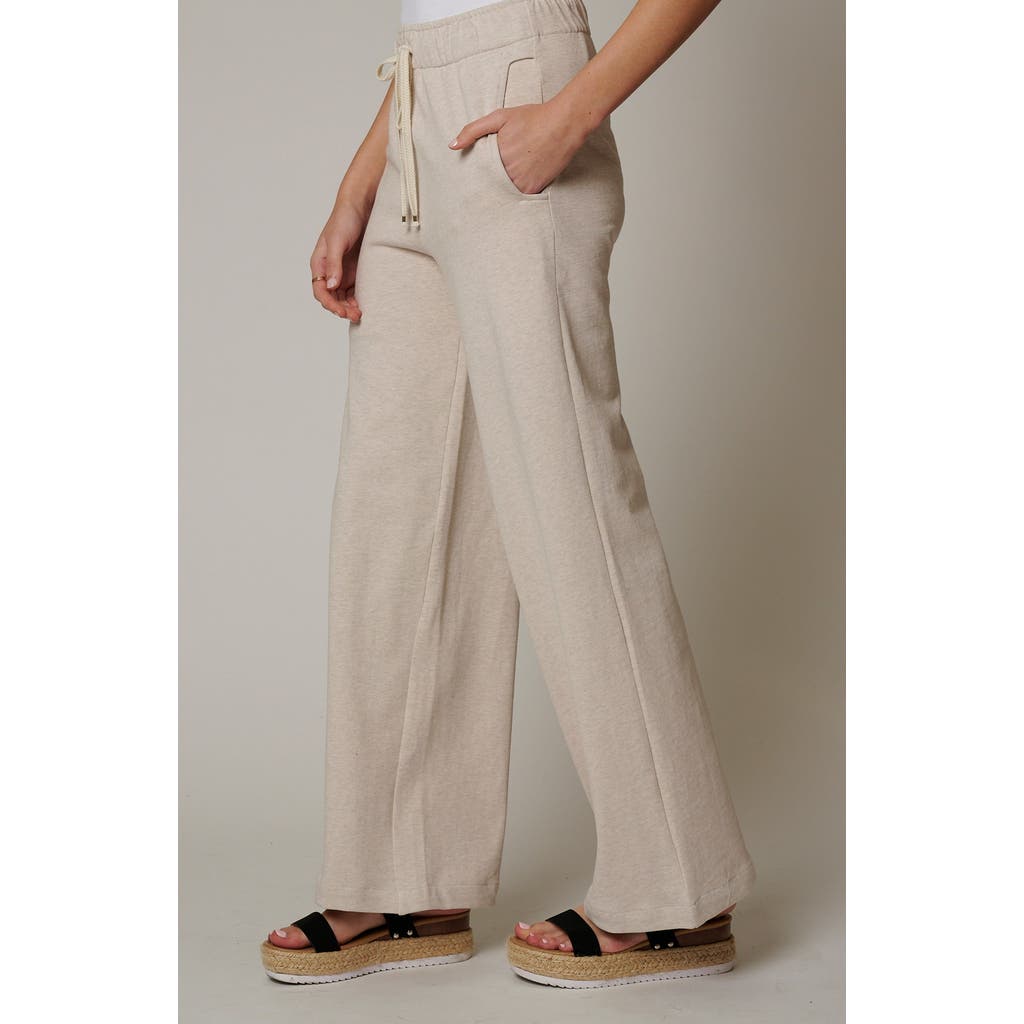 Leisure Lab Womens Cotton Lounge Pant In Neutral