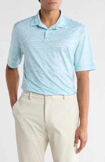 Greg Norman Print Knit Golf Polo