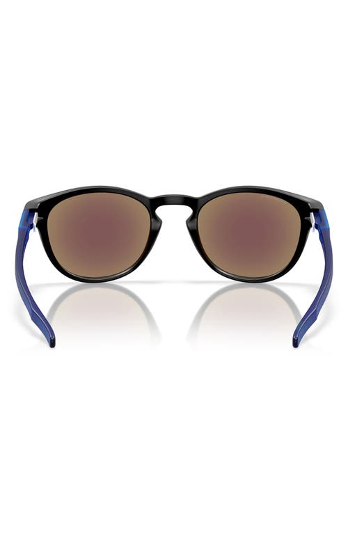 Oakley Latch™ 53mm Prizm™ Polarized Round Sunglasses In Matte Black