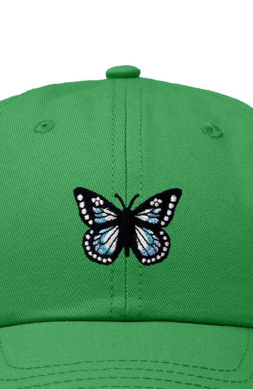 Dalix Butterfly Hat In Kelly Green