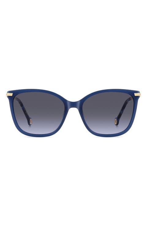 Her 55mm Gradient Rectangular Sunglasses