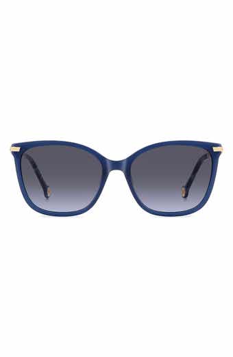 Carolina Herrera Her 55mm Gradient Rectangular Sunglasses