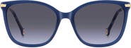 Carolina Herrera Her 55mm Gradient Rectangular Sunglasses