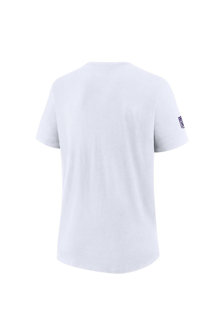 Women's Nike White Minnesota Vikings Sideline Alt Dri-FIT T-Shirt, Alternate, color, White