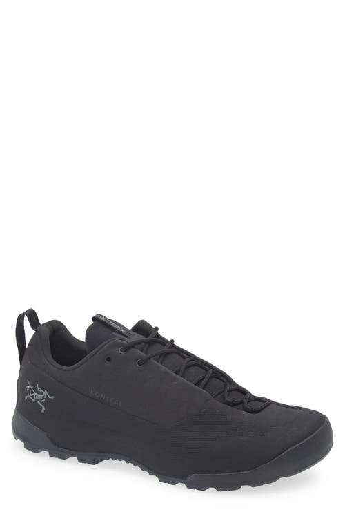 Arc'teryx Konseal Waterproof Running Shoe In Black