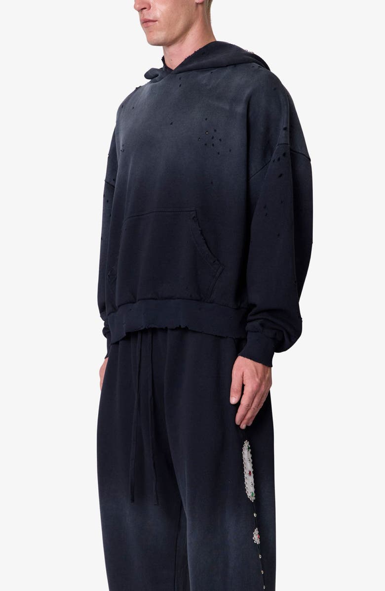 mnml Mojave Cotton Hoodie, Alternate, color, Washed Black