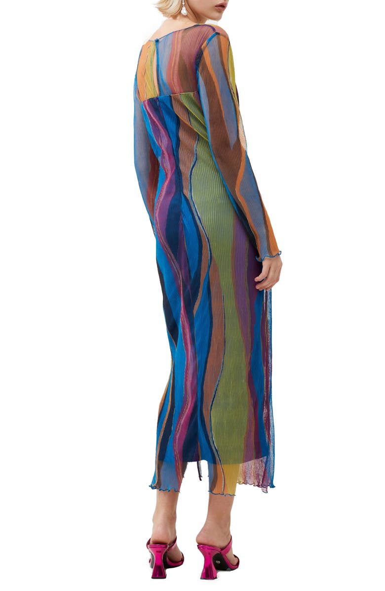 French Connection Saskia Eydie Long Sleeve Maxi Dress, Alternate, color,