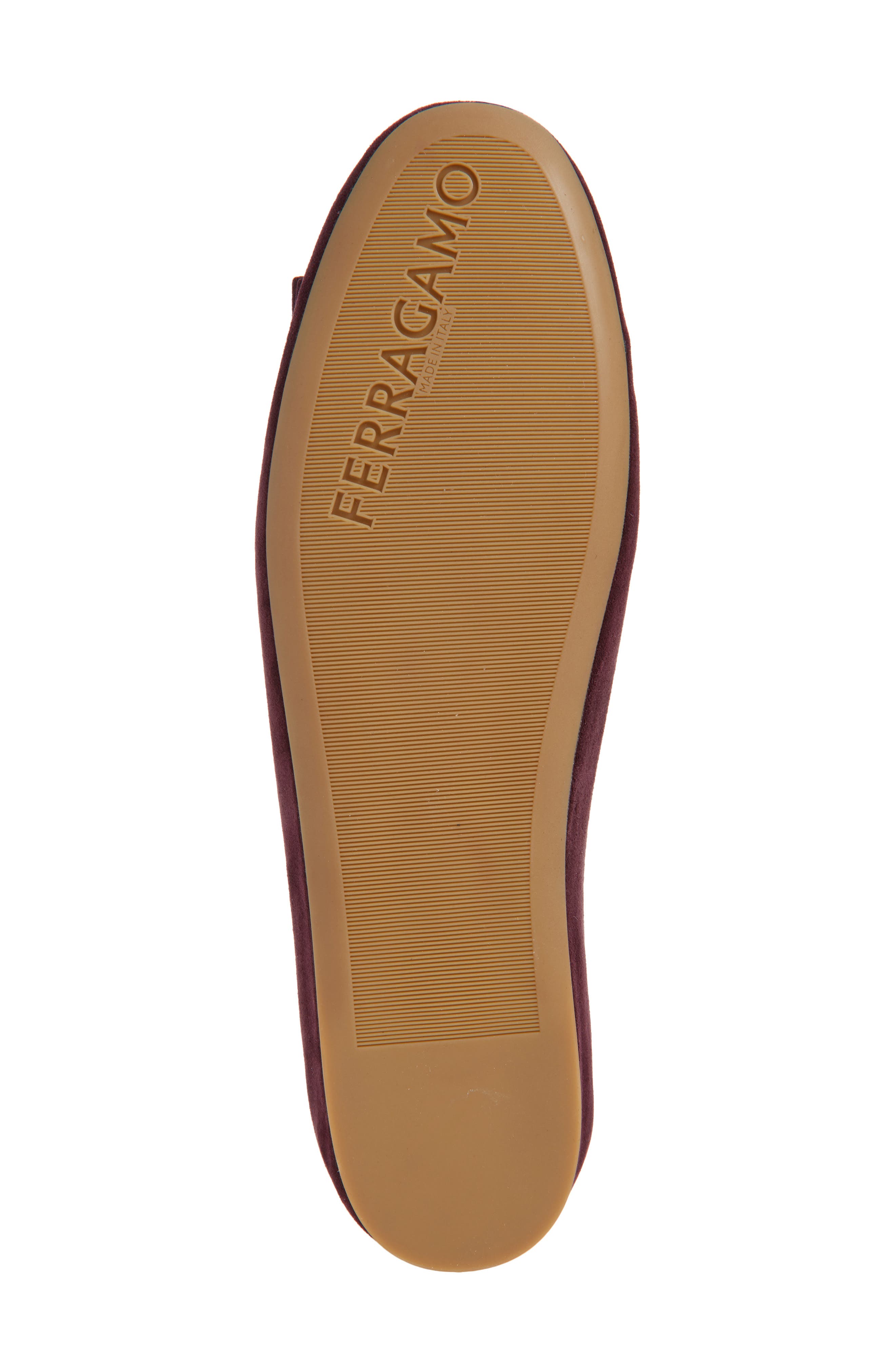 FERRAGAMO Vanna Ballet Flat, Alternate, color, Oxblood