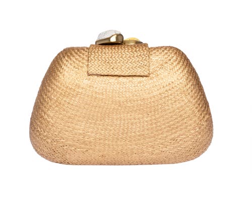 Rafé New York Rafe New York Tamu Bean Clutch In Gold