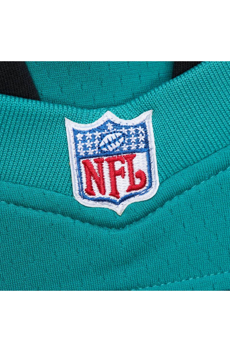 Mitchell & Ness Men's Mitchell & Ness Dan Marino Aqua Miami Dolphins Player Name & Number Hoodie Legacy Jersey, Alternate, color, 