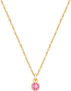 Tiny Blessings 14K Gold Birthstone 12-14" Necklace