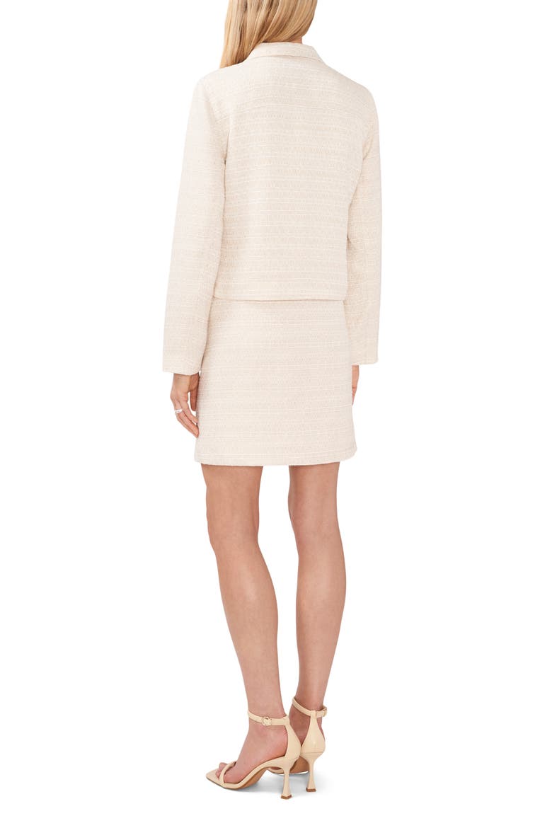 Tweed Crop Blazer, Alternate, color, NEW IVORY/ GOLD