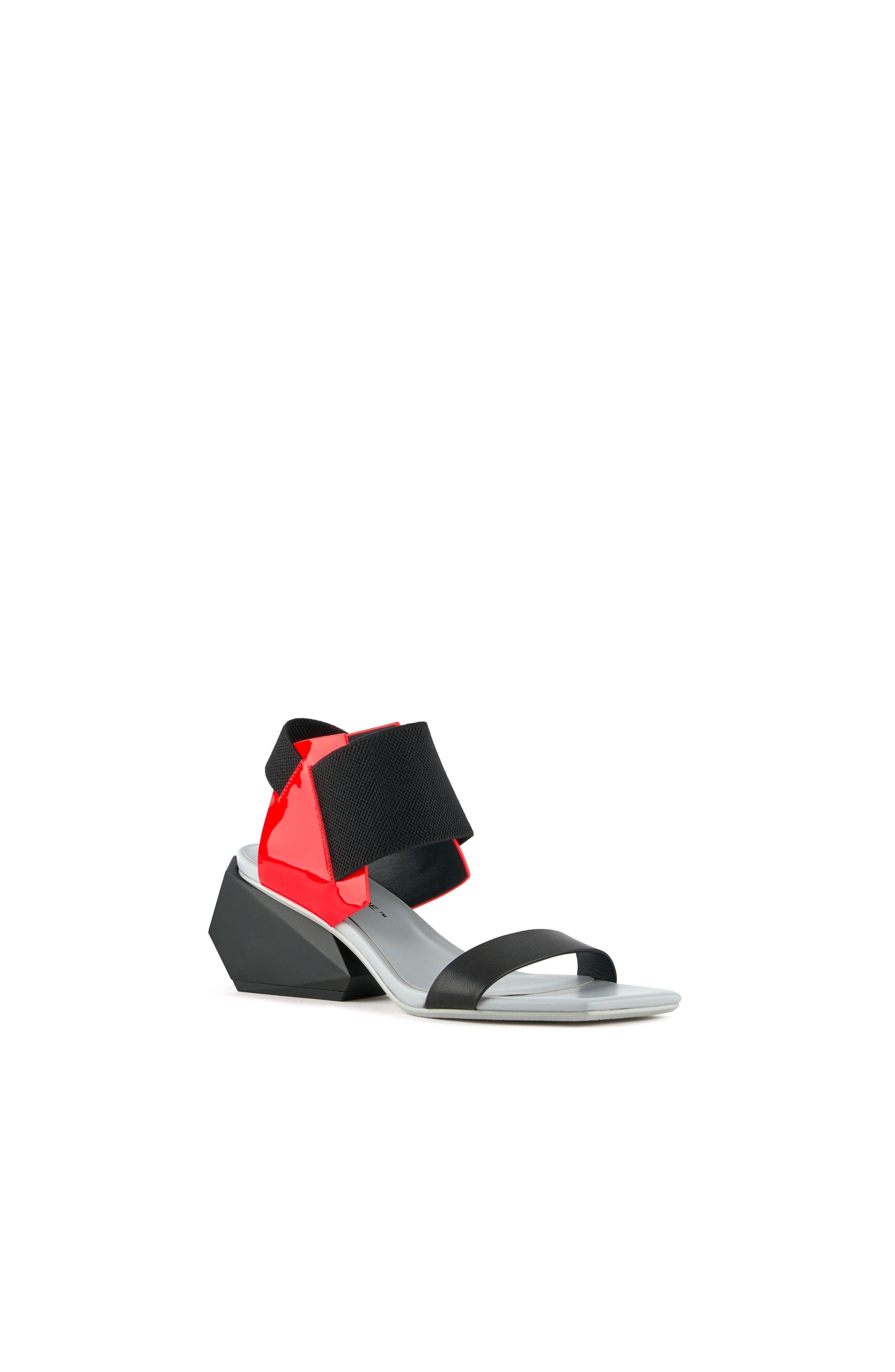 Ricky Sandal Mid, Alternate, color, Fluo Red
